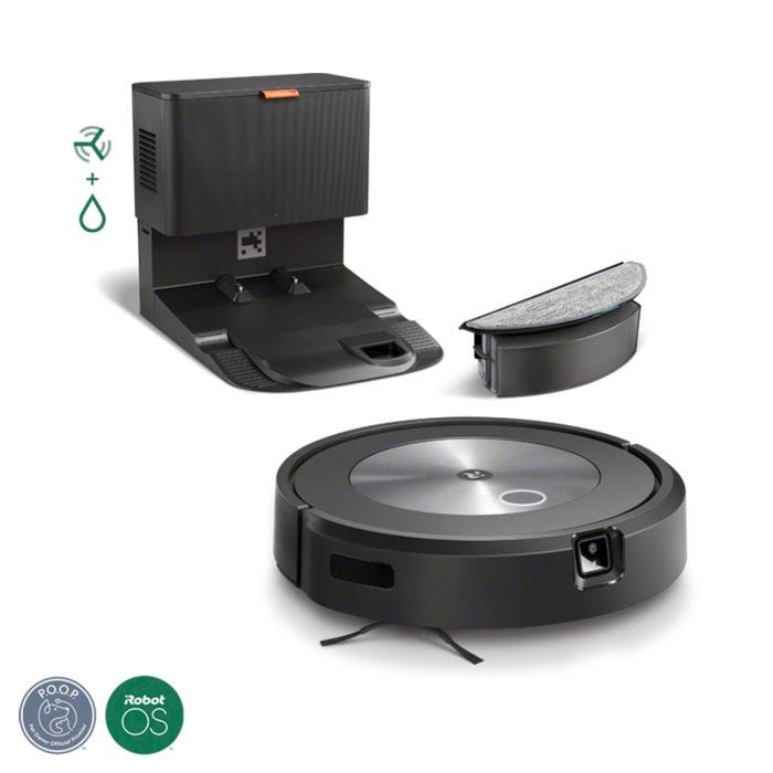 Robot Aspiradora y Trapeador iRobot Roomba Combo j5 con Estacion de Limpieza Automatica